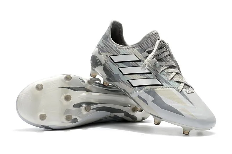 Adidas ACE FG Soccer Shoes Gray/White