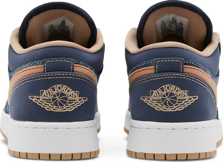 Air Jordan 1 Low SE GS Denim sneakers, blue