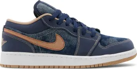 Air Jordan 1 Low SE GS Denim sneakers, blue