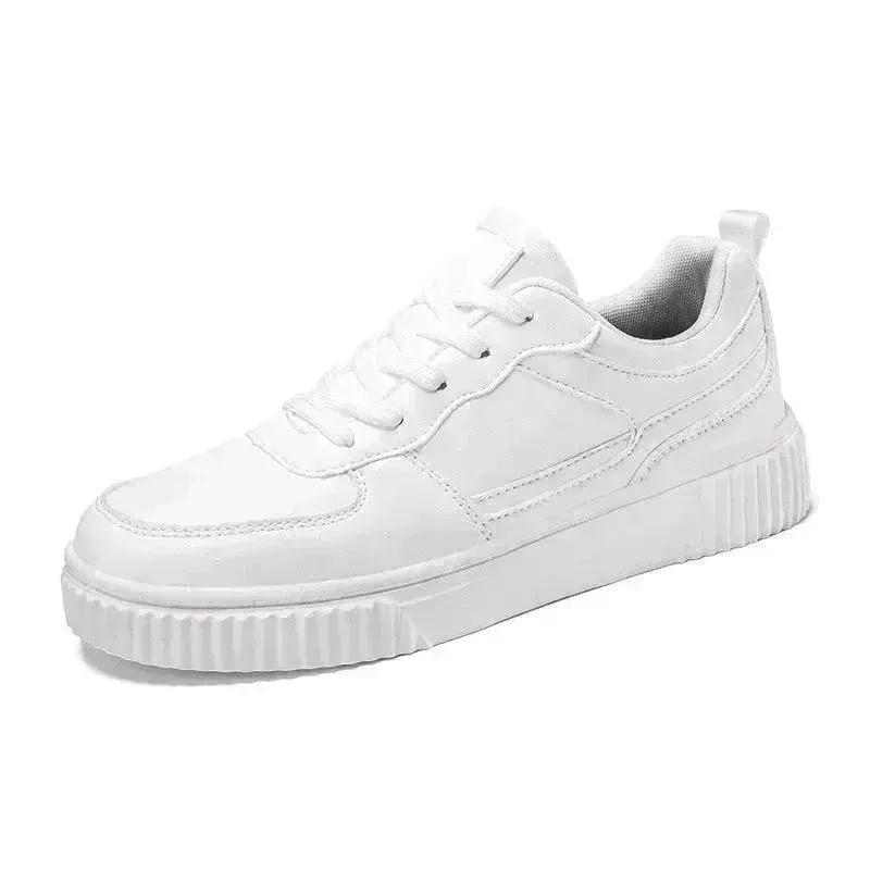 Autumn New Breathable White Shoes For Students Trendy All-Match Platform Sports Casual sneakers for men