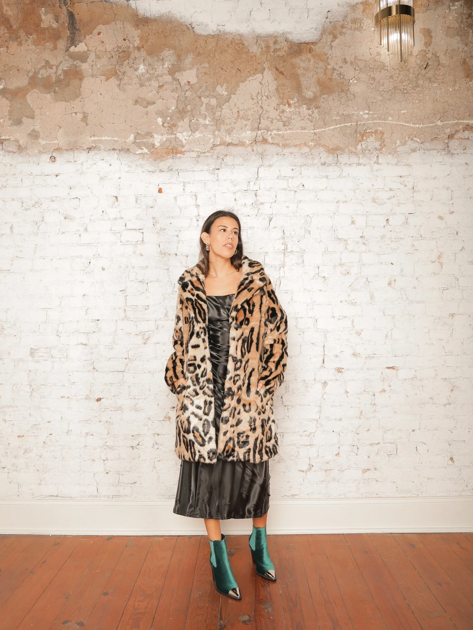 Bexley Leopard Fur Jacket