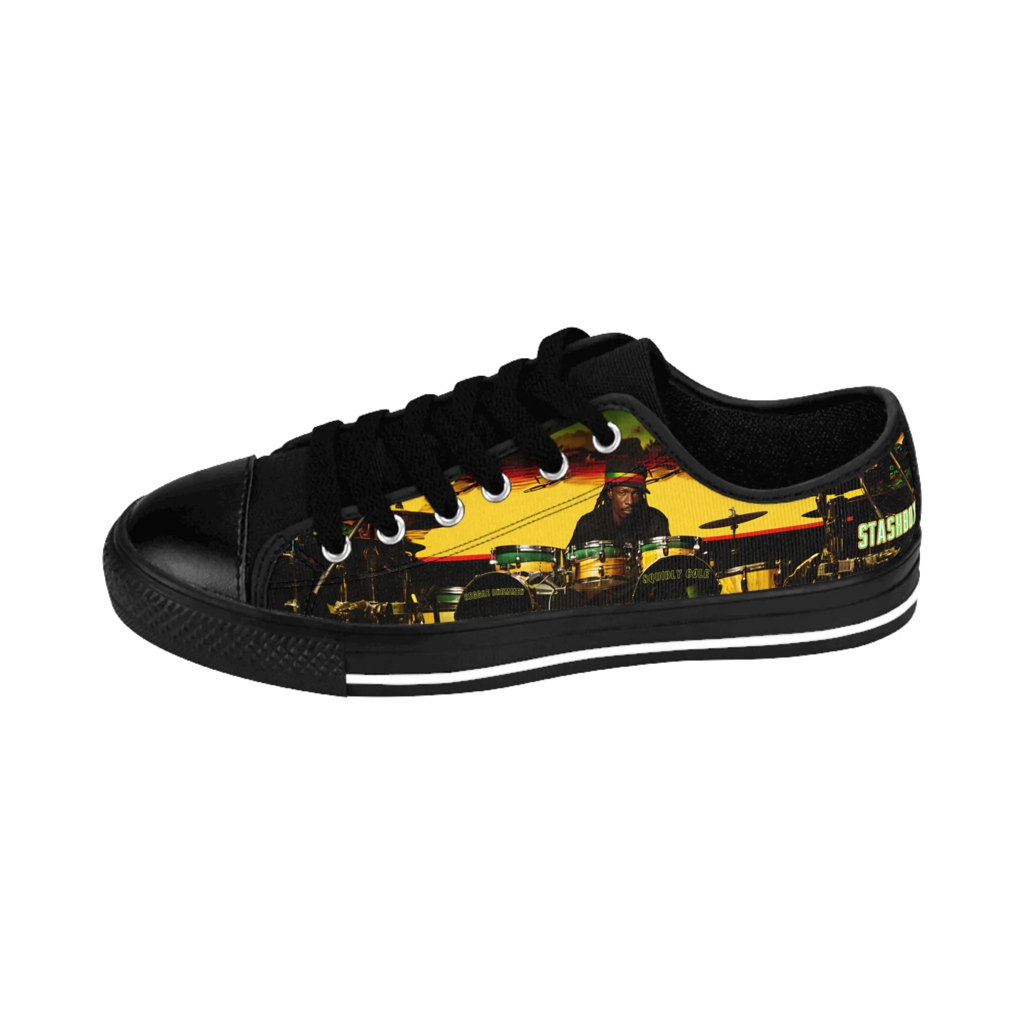 Black Shoes Official Squidly Cole Reggae Drummer Signature Series