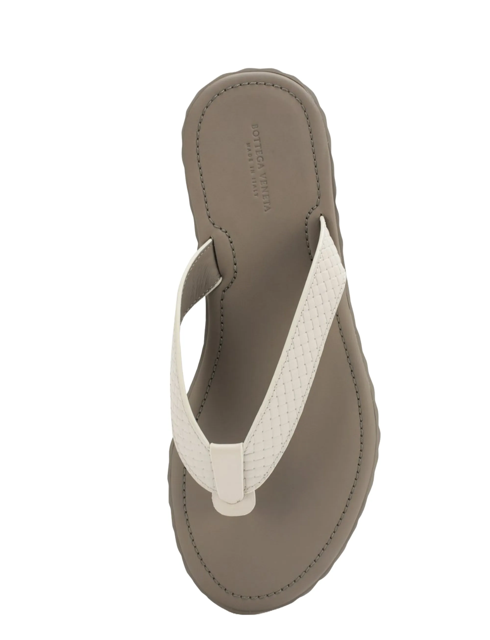 Bottega Veneta Leather Flip Flops