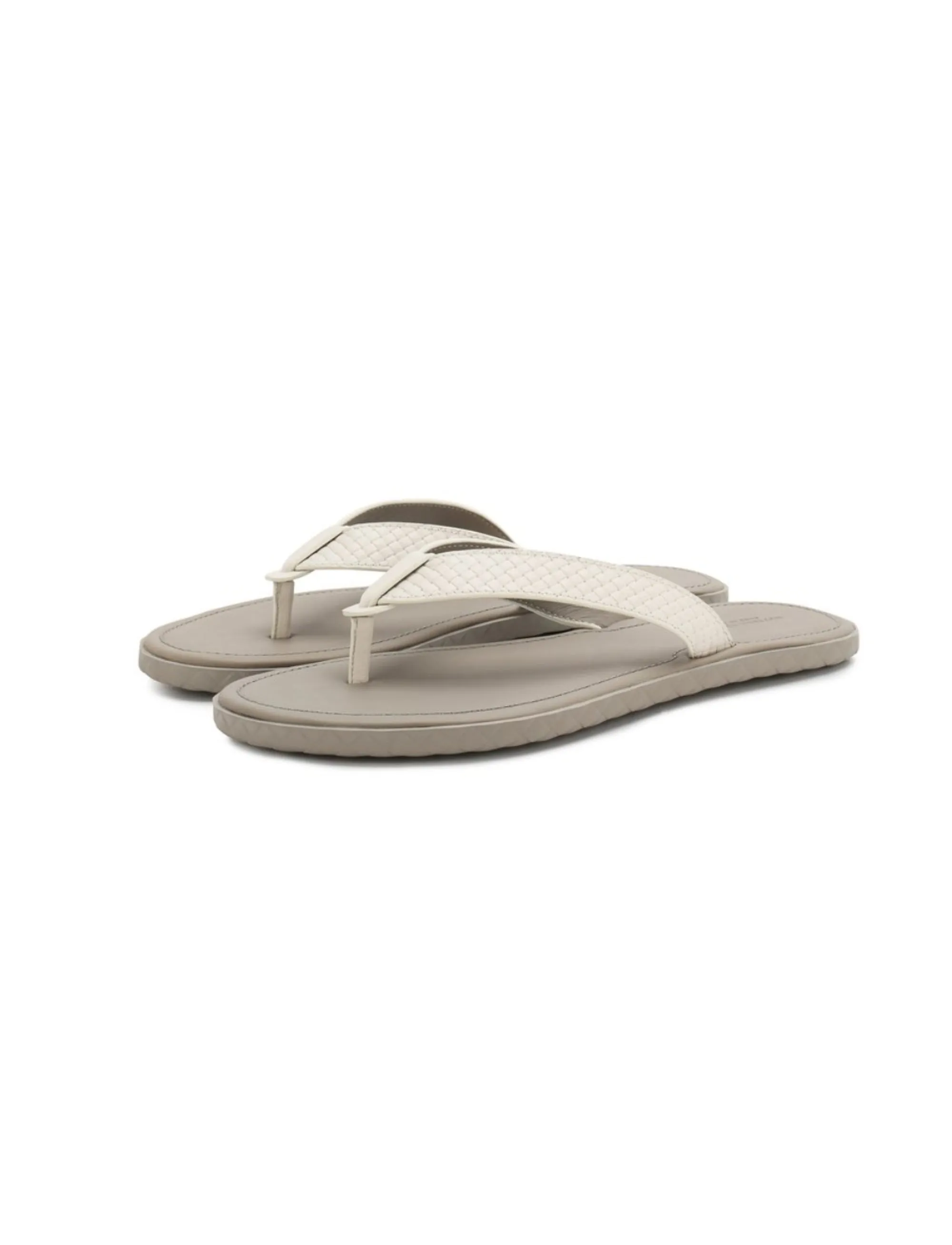 Bottega Veneta Leather Flip Flops