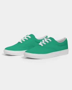 Bright Cool Green Men's Canvas Sneakers | Men's | Bright Pure Cool Green | C100M0Y75K0