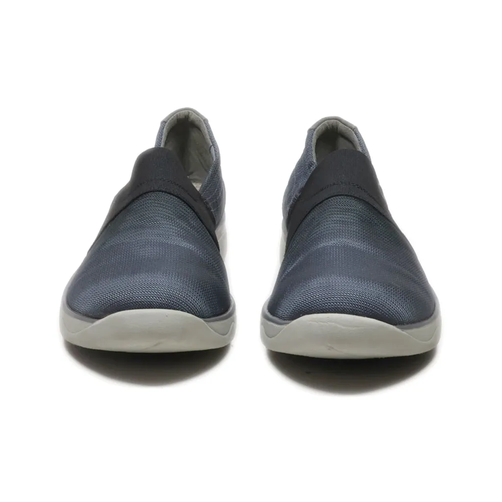 Clarks Slip Ons Leather Blue Colour For Women