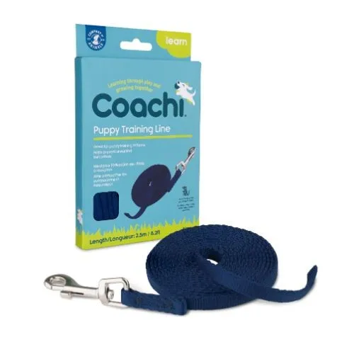 Coachi Navy Puppy Training Lead - 2.5m