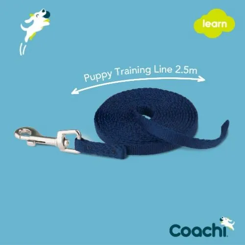 Coachi Navy Puppy Training Lead - 2.5m