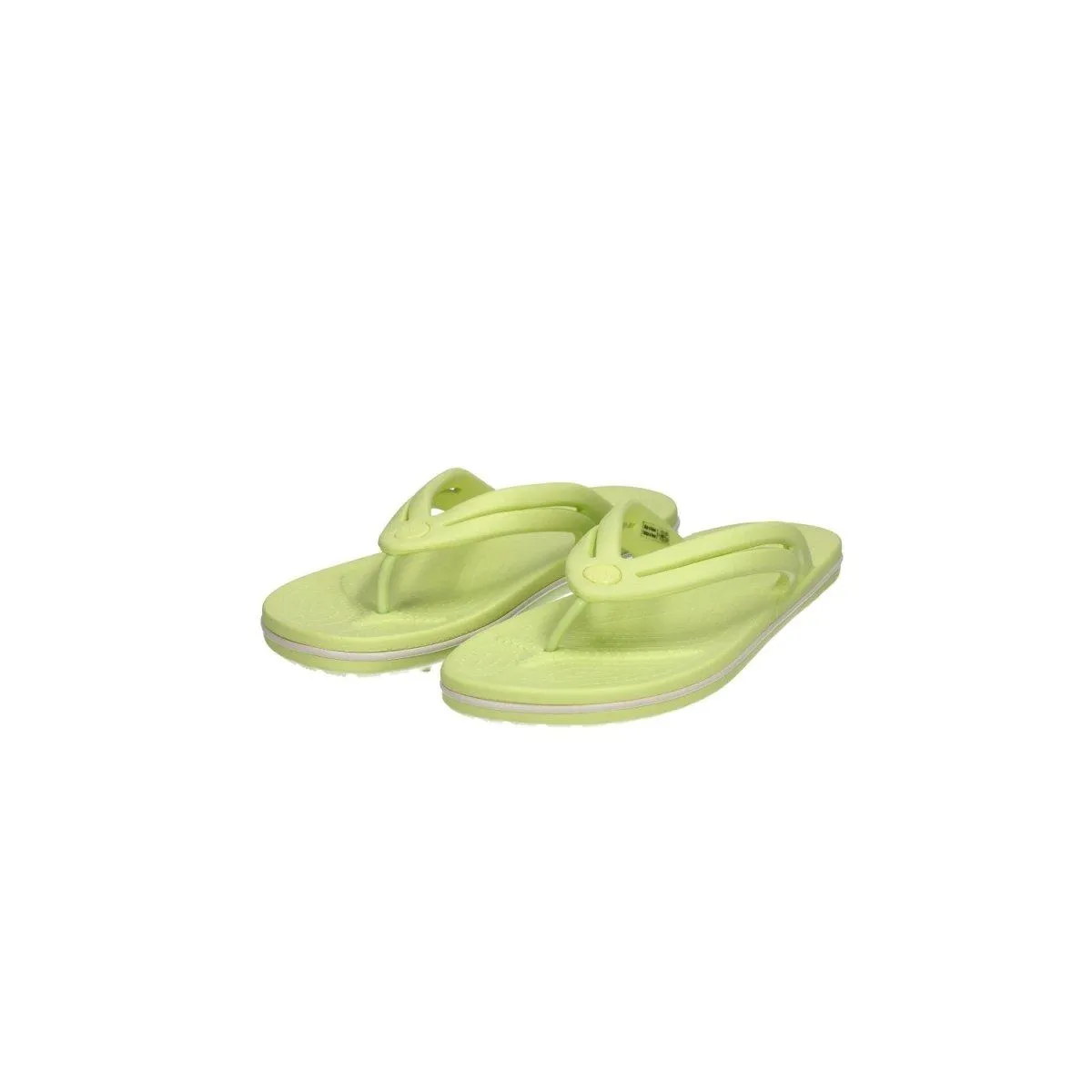 Crocs Crocband Sandals Flip Flops Rubber Green Colour For Women