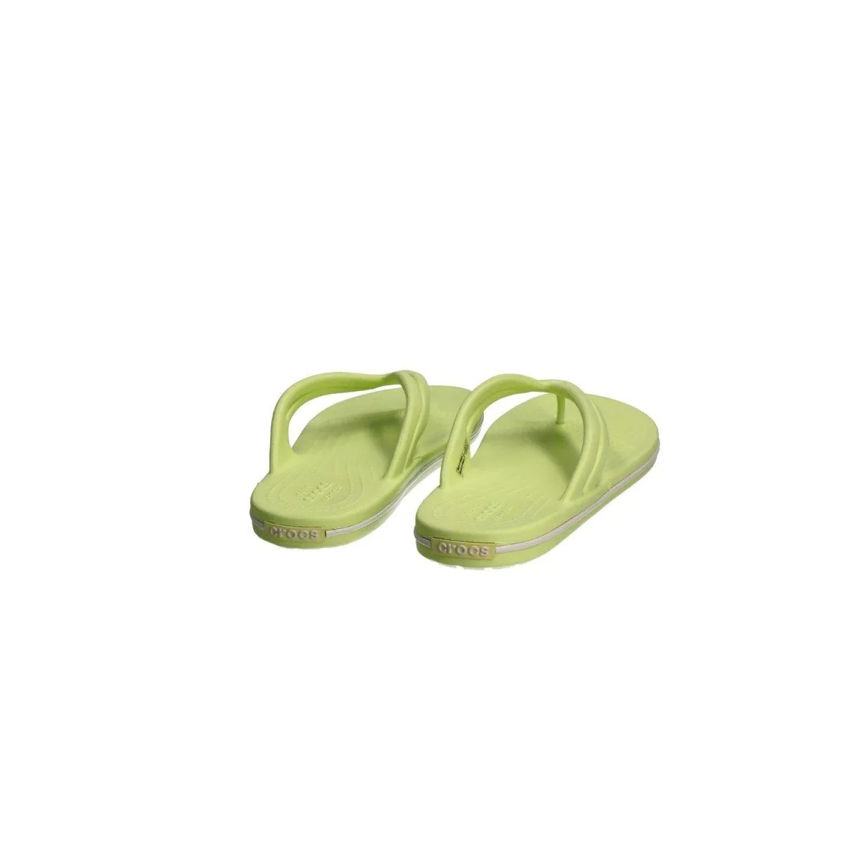 Crocs Crocband Sandals Flip Flops Rubber Green Colour For Women