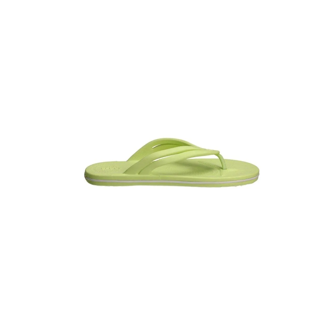 Crocs Crocband Sandals Flip Flops Rubber Green Colour For Women