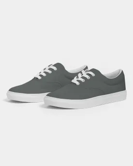 Dark Green Gray Women's Canvas Sneakers | Women's | Dark Pale Green Gray | C10M0Y10K80