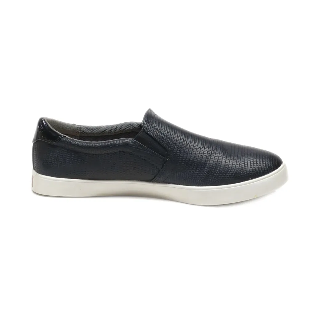 Dr. Scholl'S Memory Foam Cool Fit Slip Ons Leather Black Colour For Women