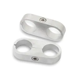 Earl's 9/16" Polished Aluminum Hose/Tube Separators-2 Pack