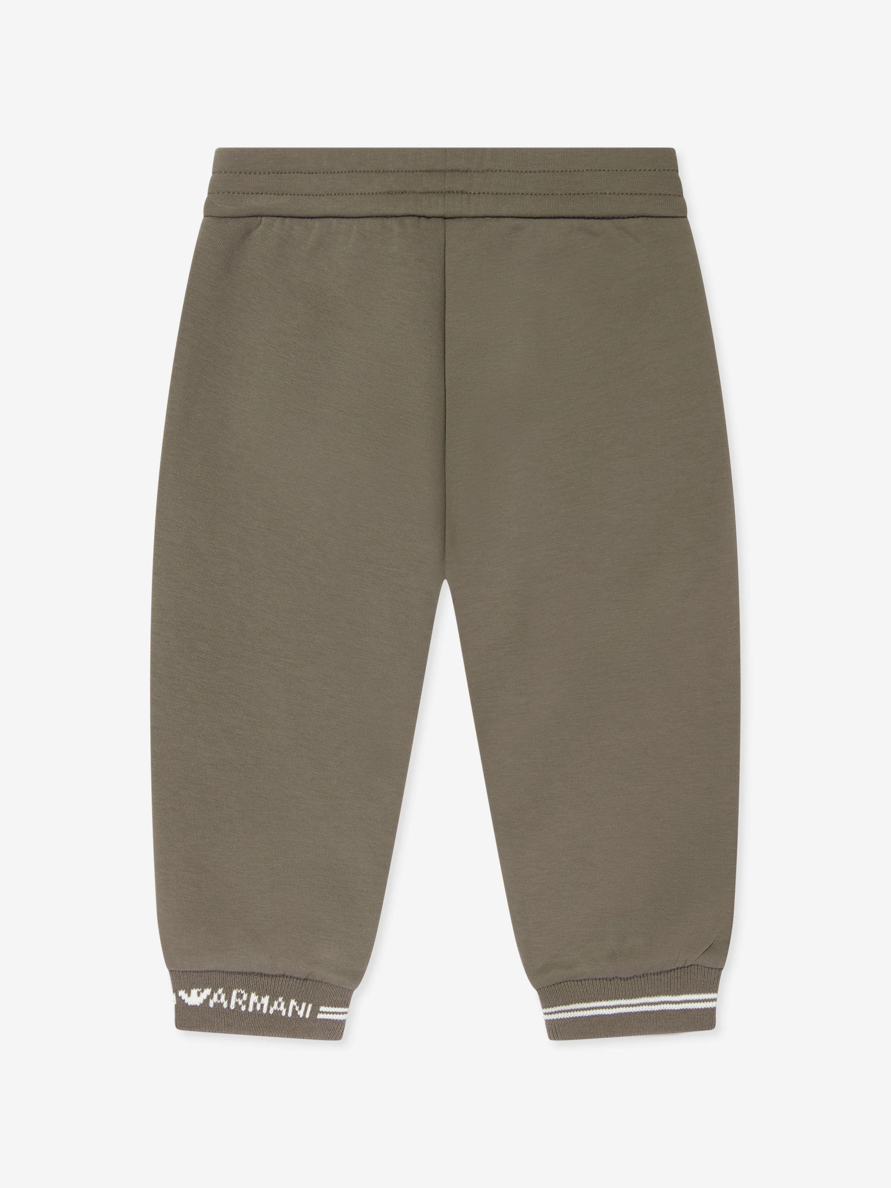 Emporio Armani Baby Boys Logo Jogges in Brown