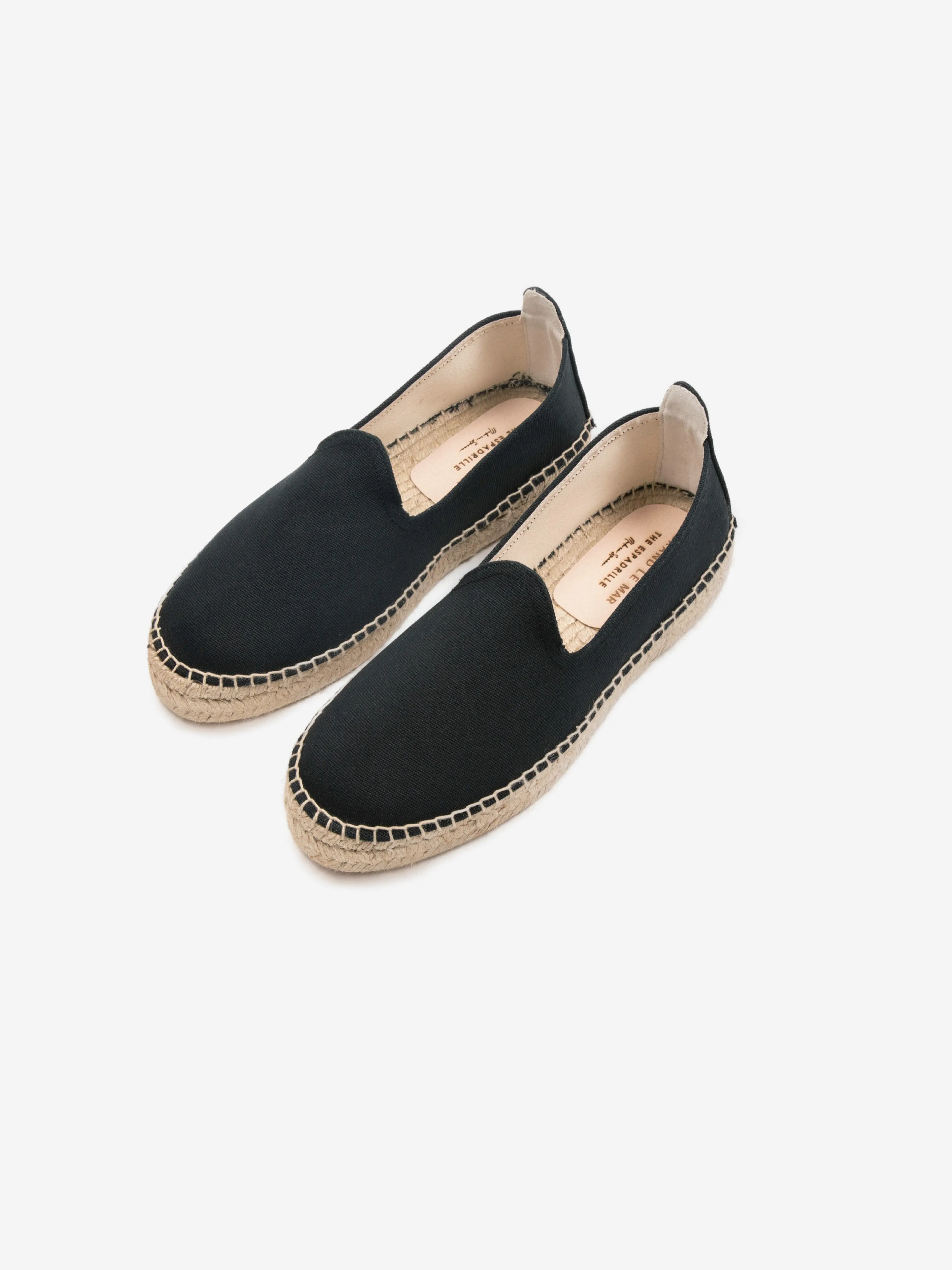 Espadrilles Black Canvas