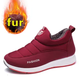 FAUX FUR WOMEN SNEAKERS