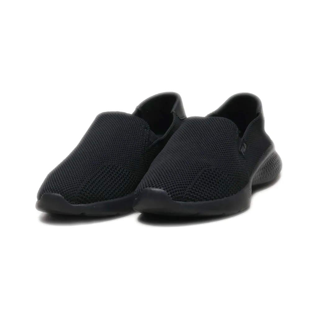 Fila Slip Ons Fabric Black Colour For Women