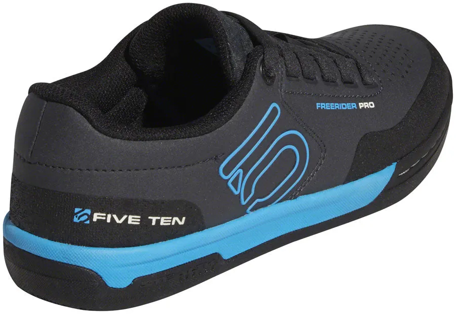 Five Ten Freerider Pro Flat Shoe - Women's, Carbon/Shock Cyan/Black