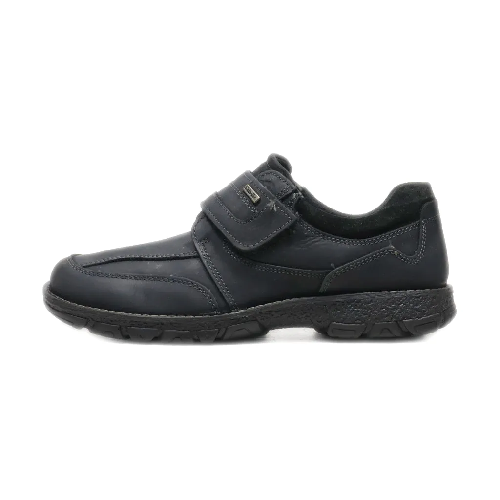 Gallus Casual Slip Ons Leather Black Colour For Men