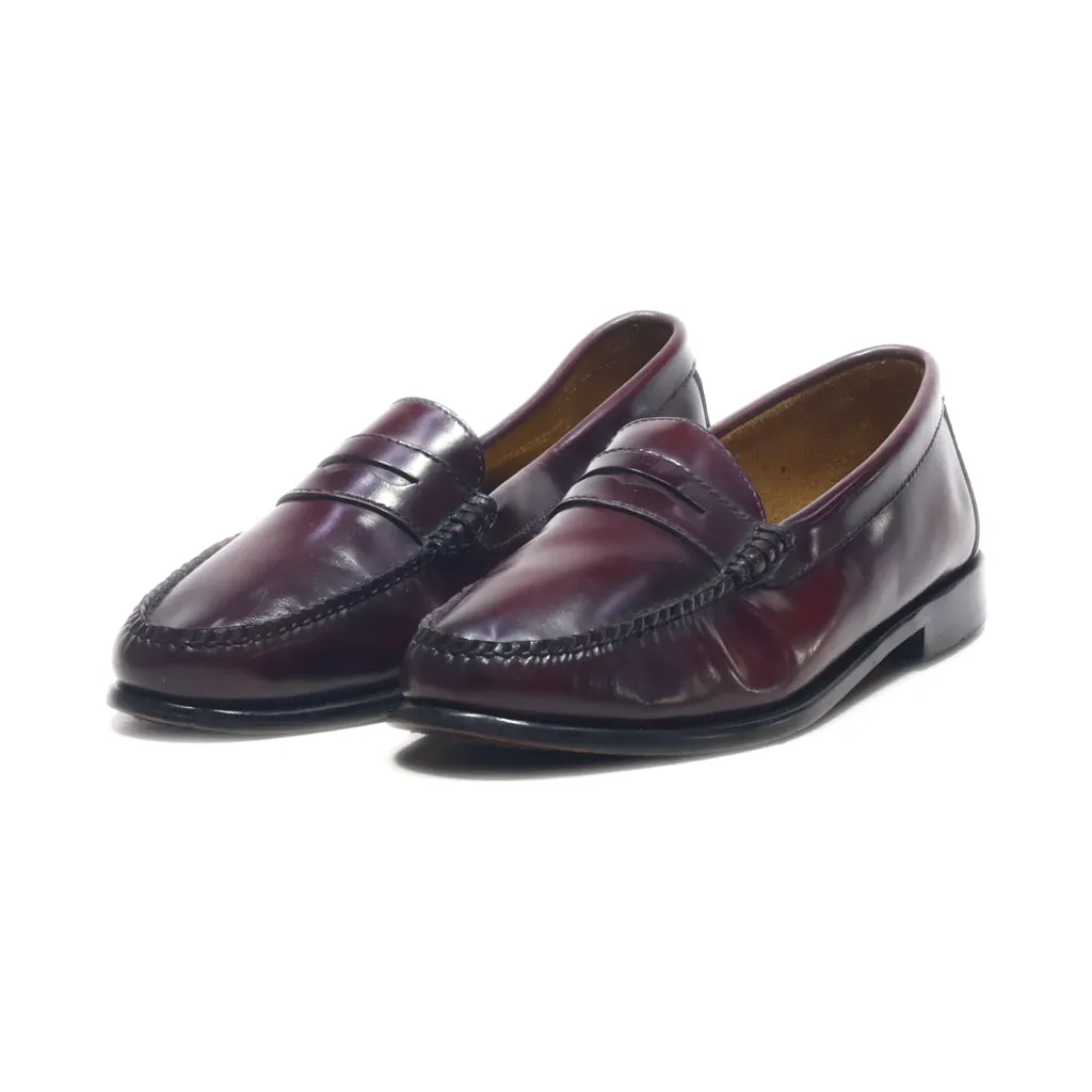 G.H.Bass & Co Loafers Leather Maroon Colour For Men