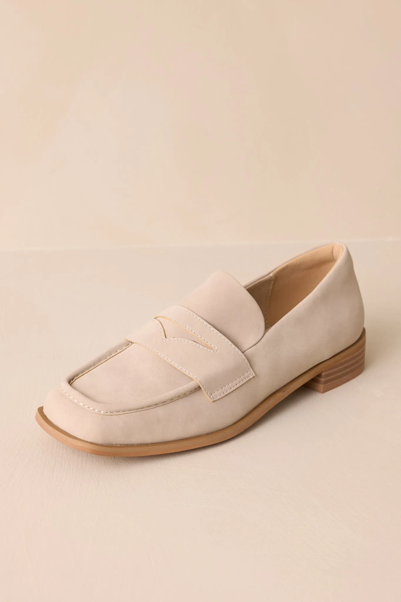 Good Memory Taupe Loafers