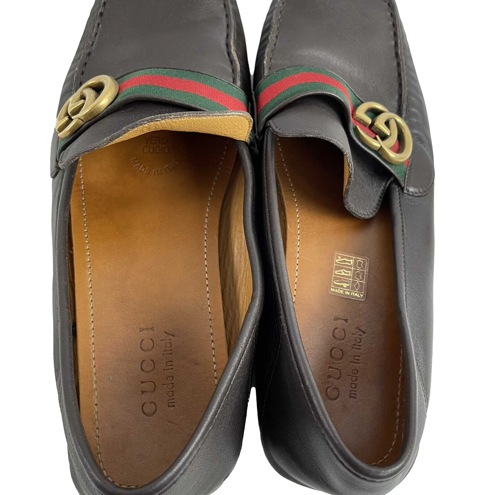 Gucci Gg Marmont Web Loafers 11