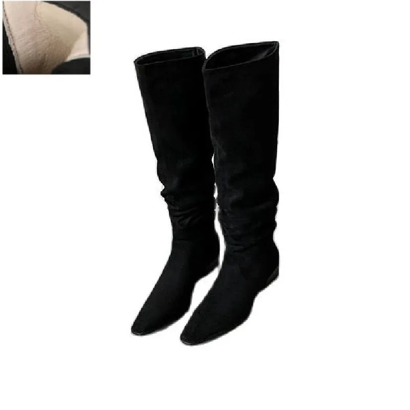 Hera Suede Knee High Boots - 2 Colors