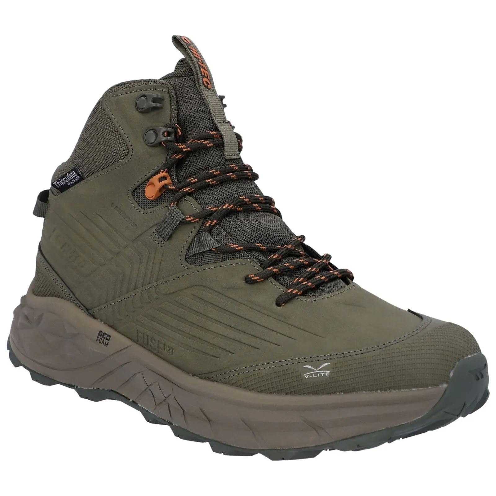 Hi-Tec Mens Fuse Trek Waterproof Hiking Boots