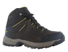 Hi-Tec Mens Walking Boot Bandera Lite Waterproof Chocolate/Taupe/Core Gold