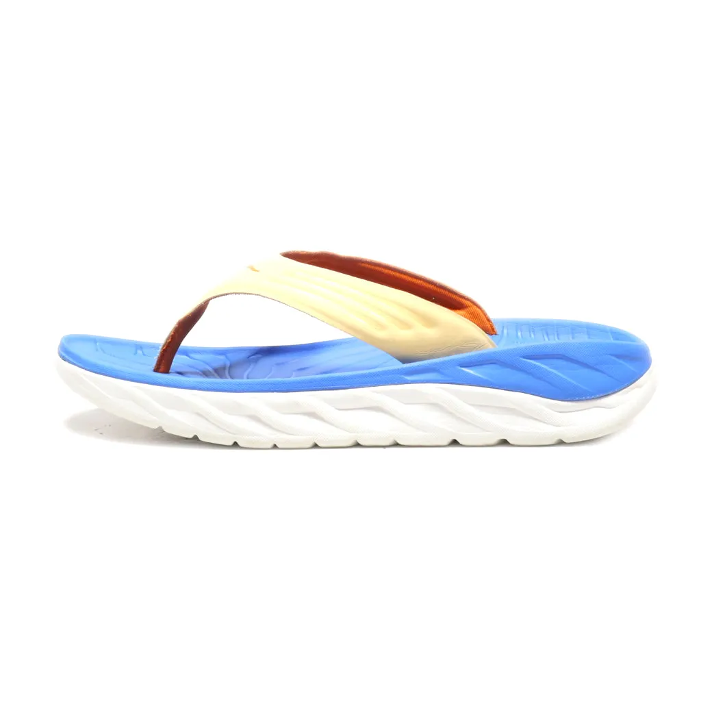 Hoka Flip Flops Leather Multicolour Colour For Men