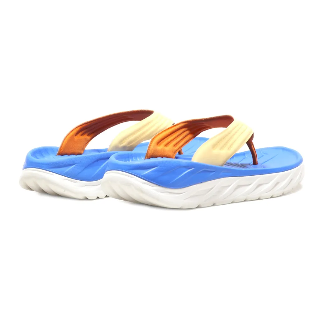 Hoka Flip Flops Leather Multicolour Colour For Men