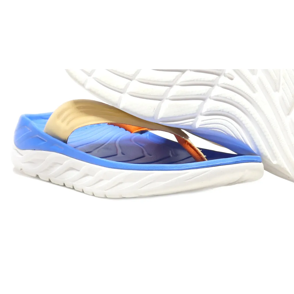 Hoka Flip Flops Leather Multicolour Colour For Men