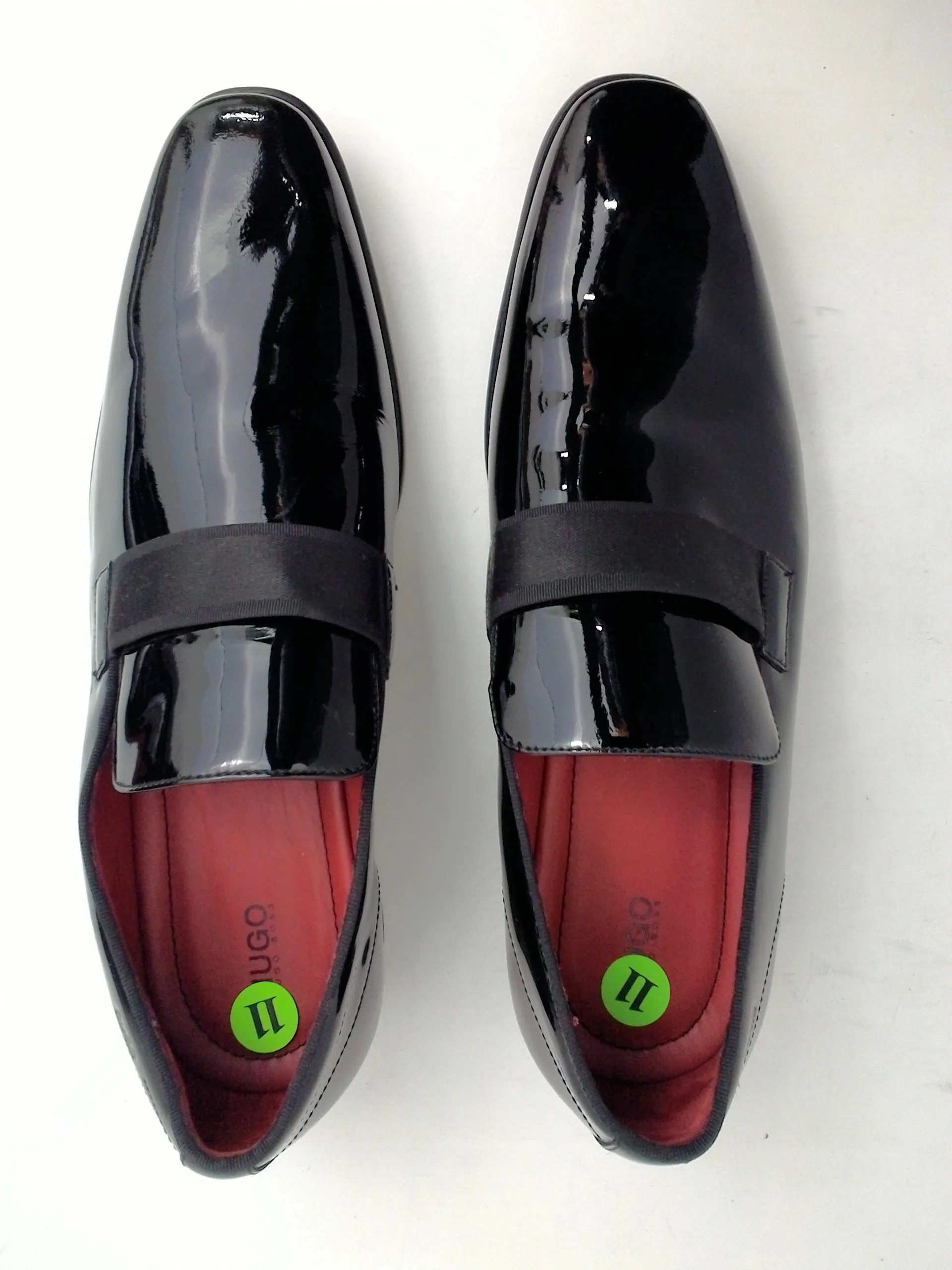 Hugo Boss Highline Loafers Patent/Leather Black Size 11 M