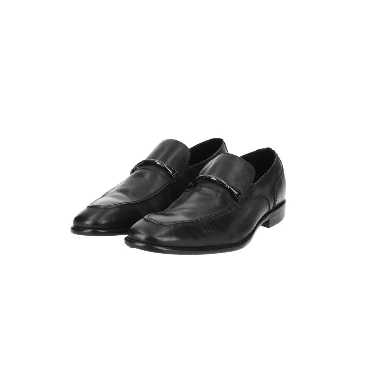 Hugo Boss Loafers Leather Black Colour For Men