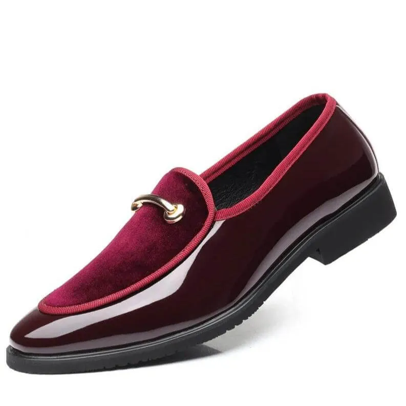 il Lusso - Italian style patent Leather Loafers dress shoes for Men (Best seller)