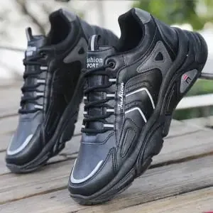 Leather  Non-slip Running Shoes