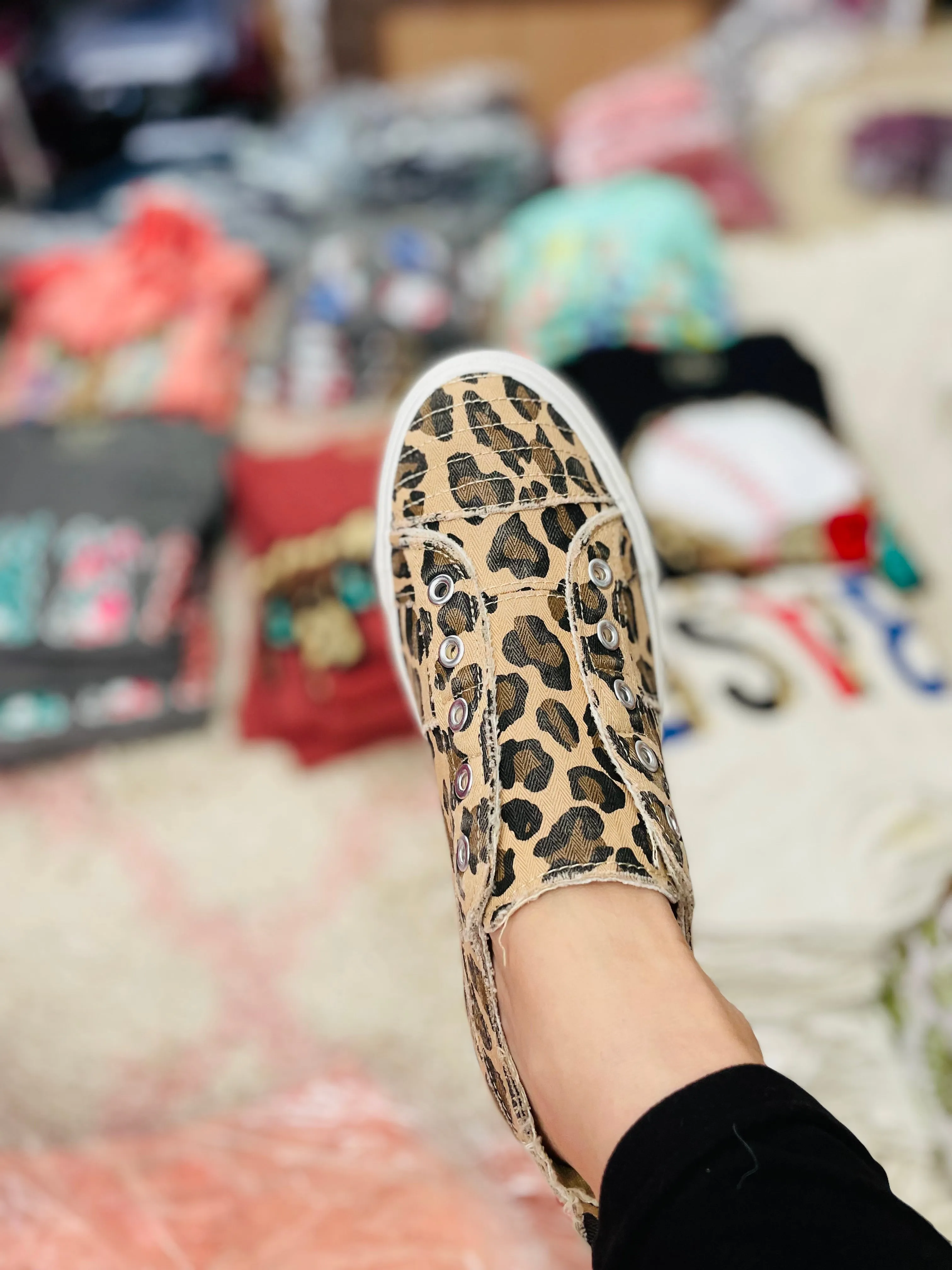 Leopard Slip on Sneakers Babalu