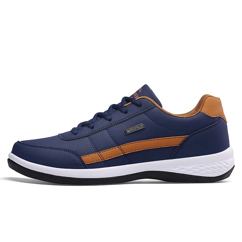 Men Sneakers PU Leather Casual Sports Shoes