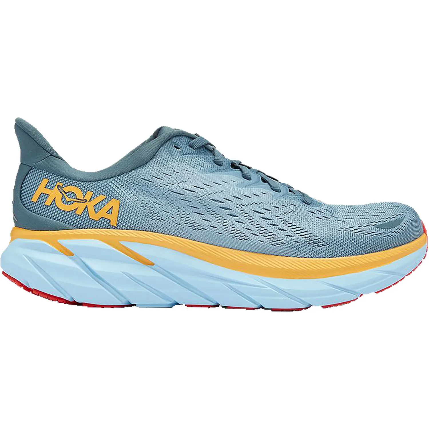 Men's Hoka Clifton 8 Goblin Blue/Mountain Spring Mesh