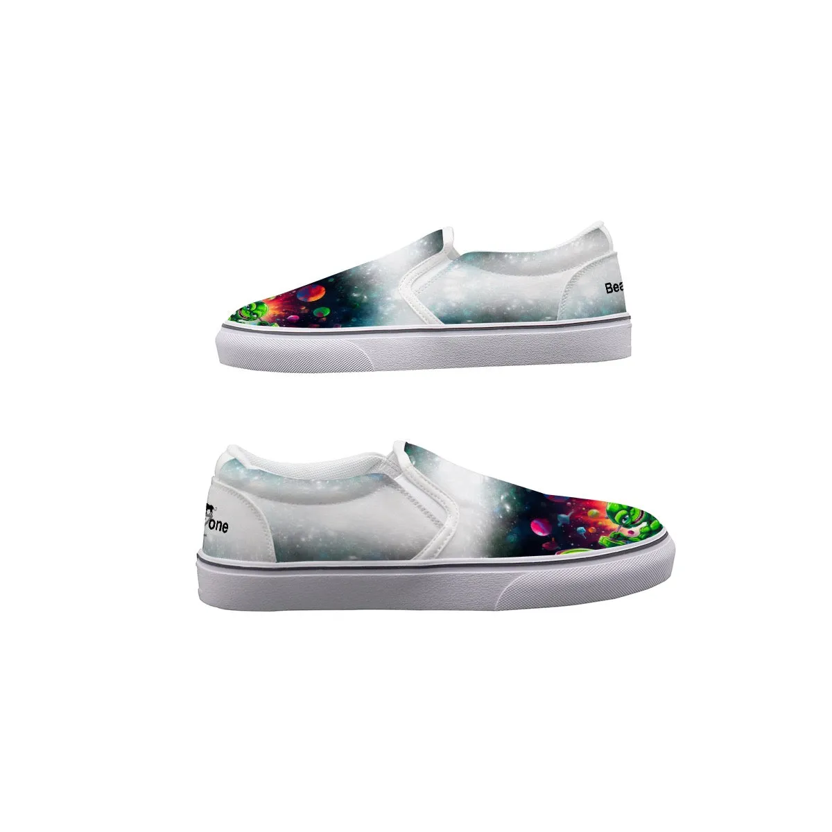 Men's Slip On Sneakers Beastzone alien print 124