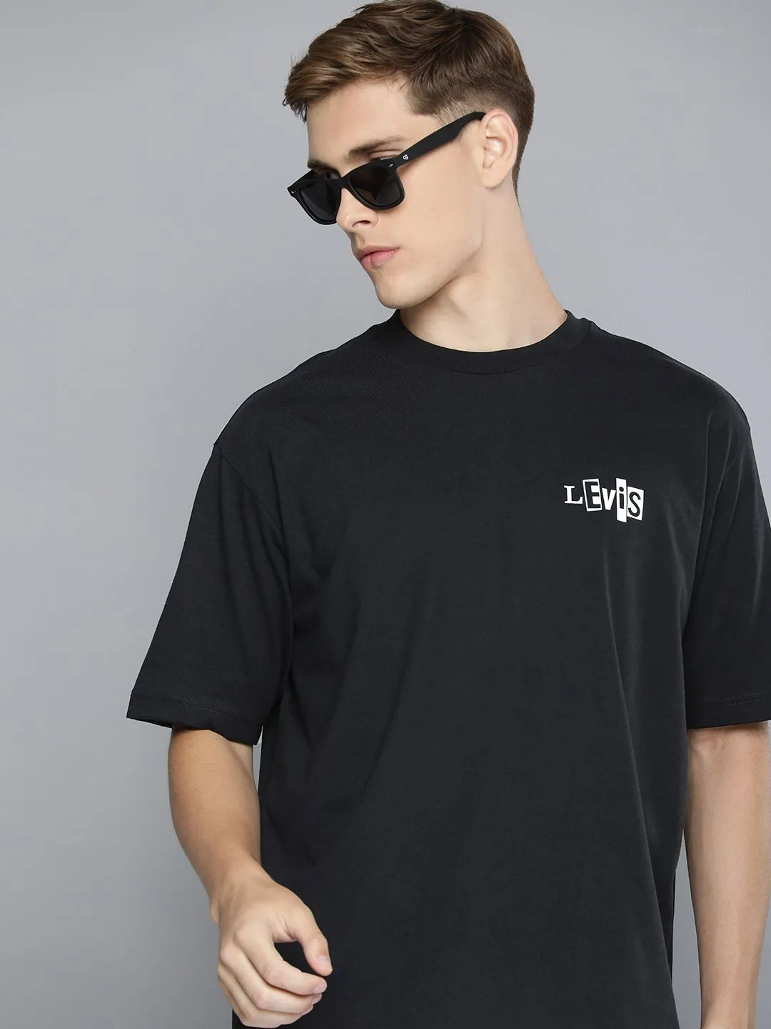 Men's Solid Loose Fit T-shirt