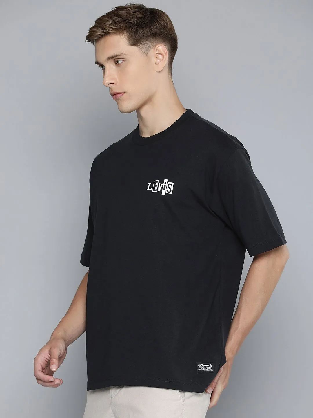 Men's Solid Loose Fit T-shirt