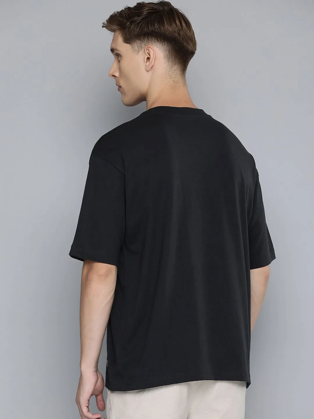 Men's Solid Loose Fit T-shirt