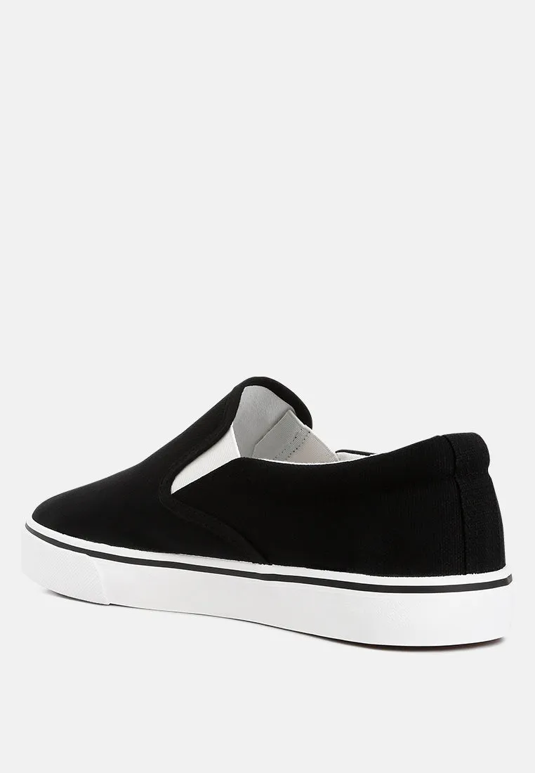 Merlin Canvas Slip On Sneakers