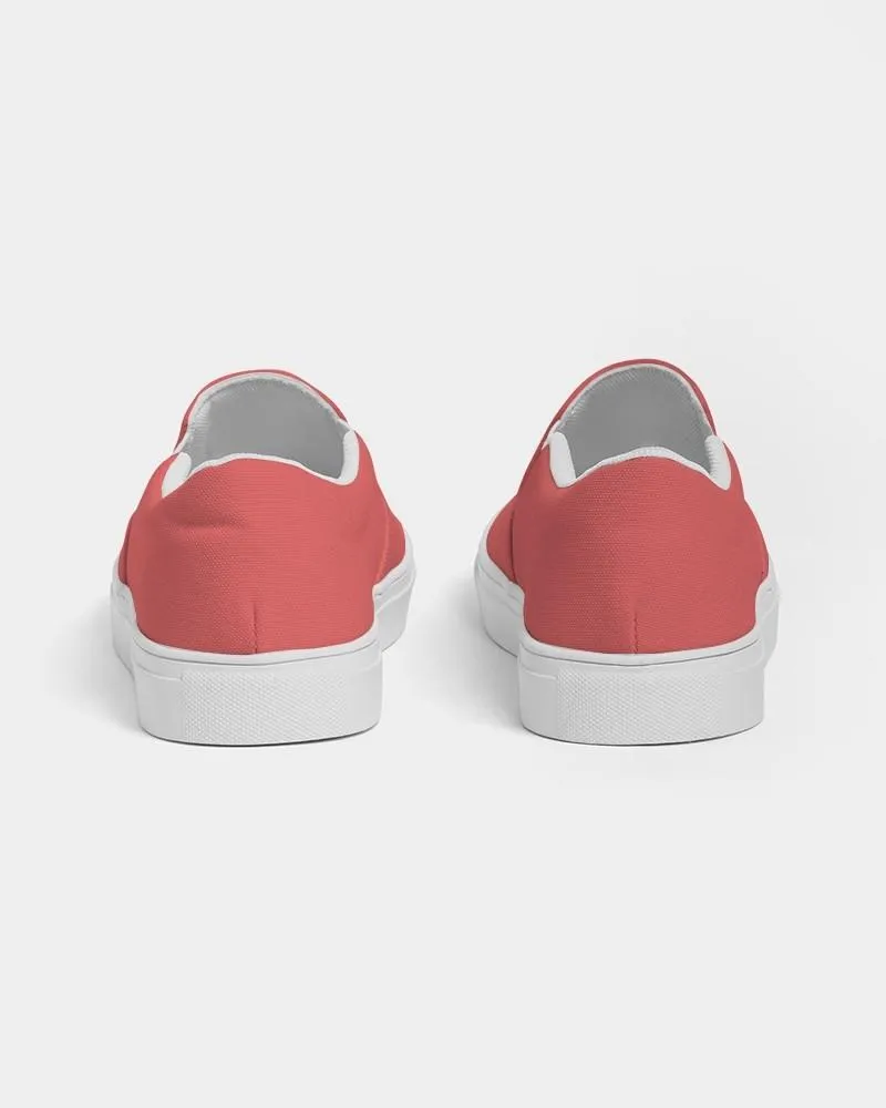 Midtone Red Slip-On Canvas Sneakers | Women's | C0M80Y60K0