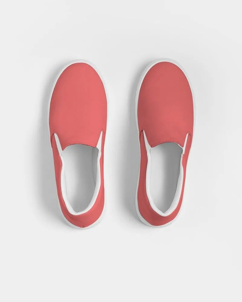 Midtone Red Slip-On Canvas Sneakers | Women's | C0M80Y60K0