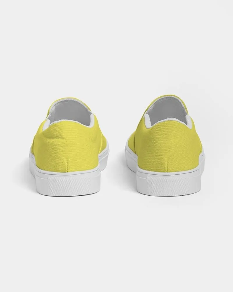 Midtone Yellow Slip-On Canvas Sneakers | Men's | C0M0Y80K0