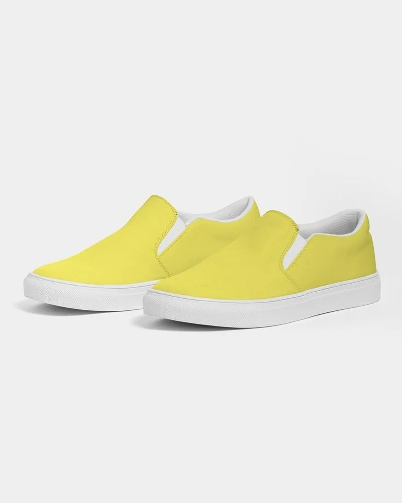 Midtone Yellow Slip-On Canvas Sneakers | Men's | C0M0Y80K0