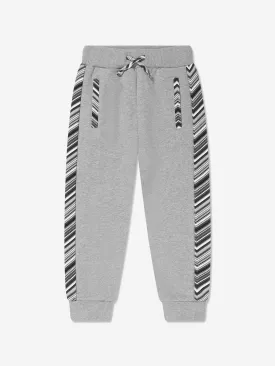 Missoni Boys Zigzag Trim Joggers in Grey